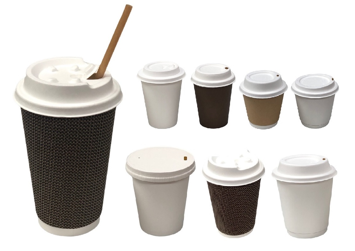 paper cups with lids