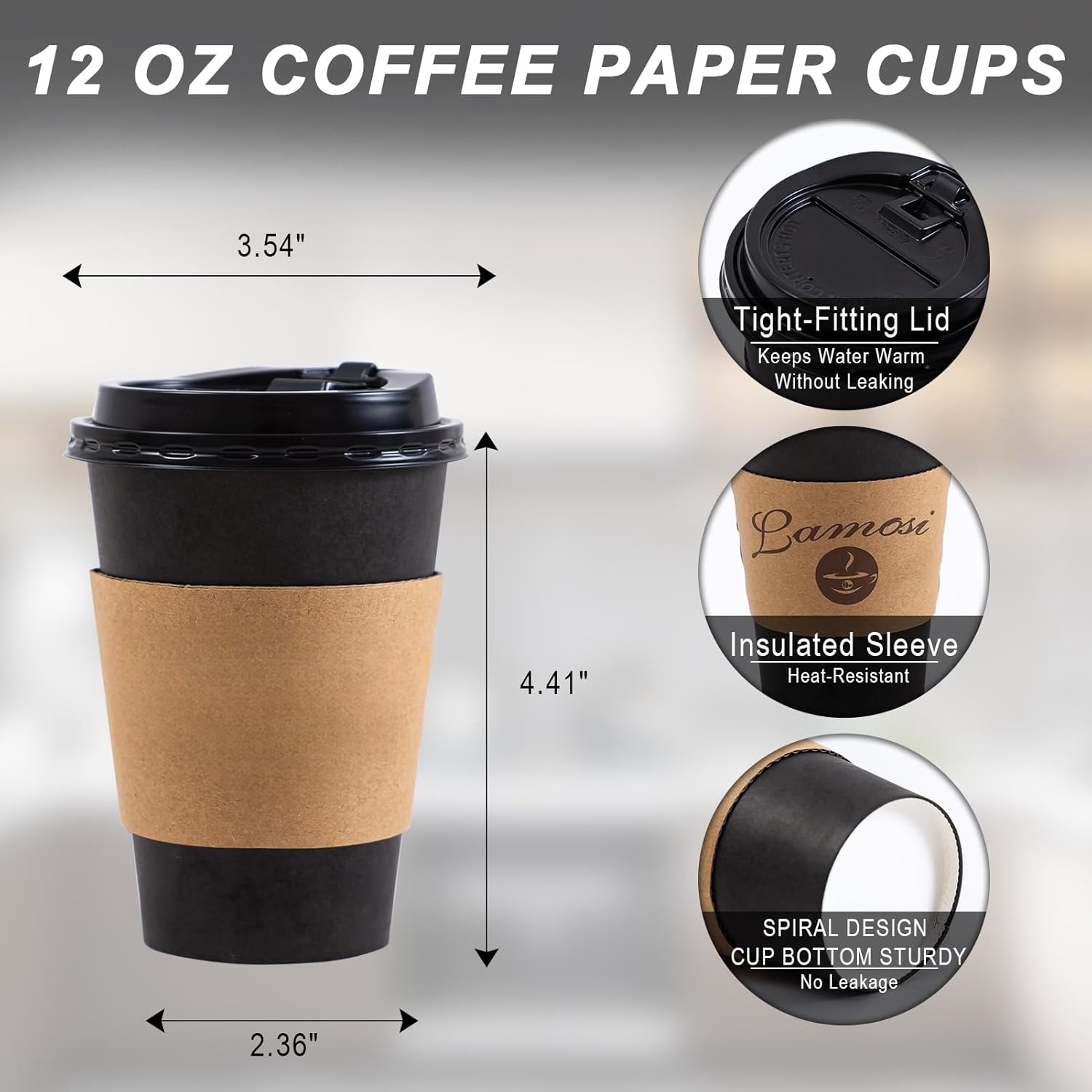 Custom 12 oz Paper Cups