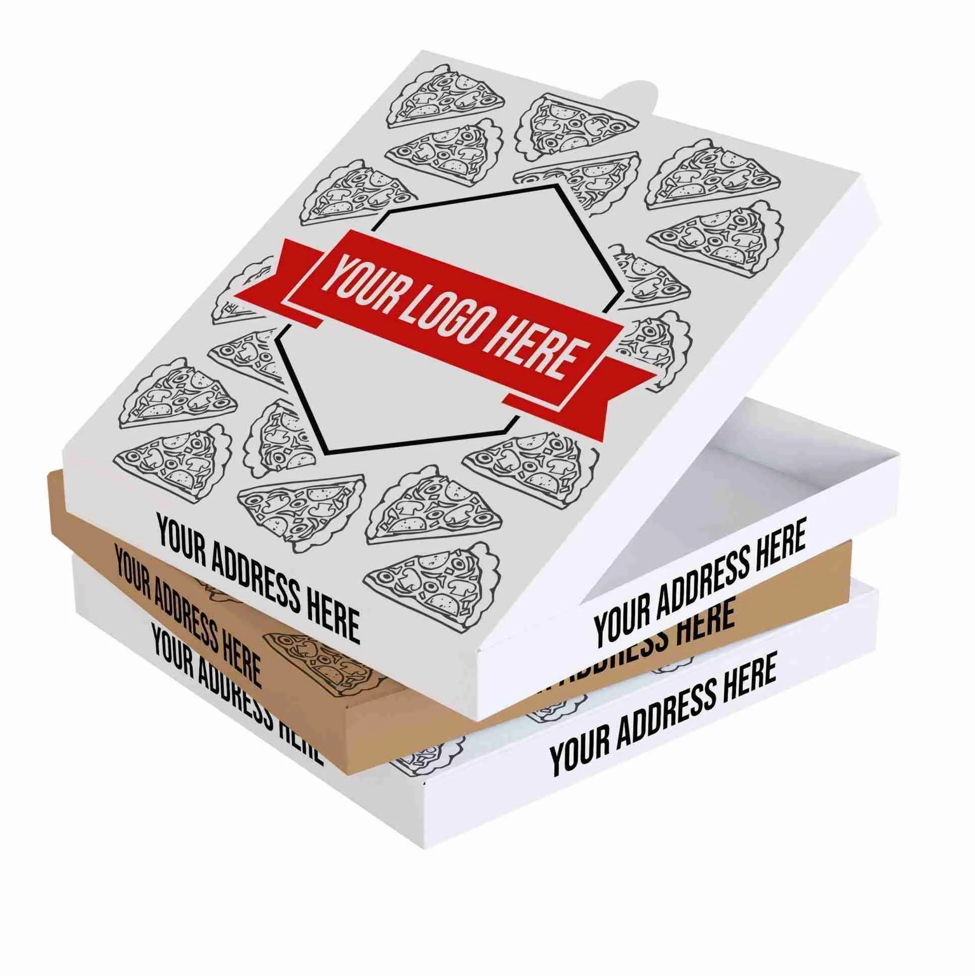 custom printed pizza boxes